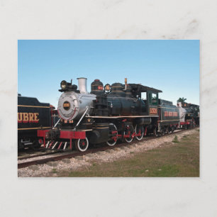 Carte Postale Locomotive à vapeur, Cuba