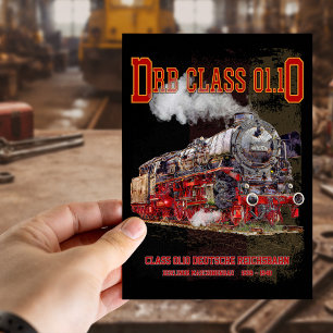 Carte Postale Locomotive à vapeur DRB Classe 01.10. Deutsche Rei