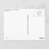 Carte Postale Locomotive à vapeur Durango & Silverton 480 (Dos)