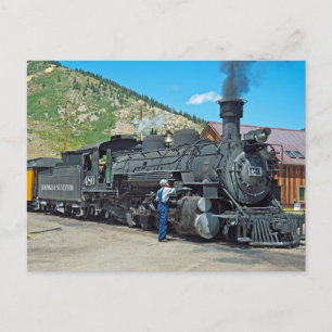 Carte Postale Locomotive à vapeur Durango & Silverton 480