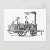 Carte Postale Locomotive à vapeur précoce (Devant)
