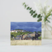 Carte Postale Locomotive abandonnée (Debout devant)