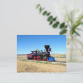 Carte Postale locomotive de train (Debout devant)