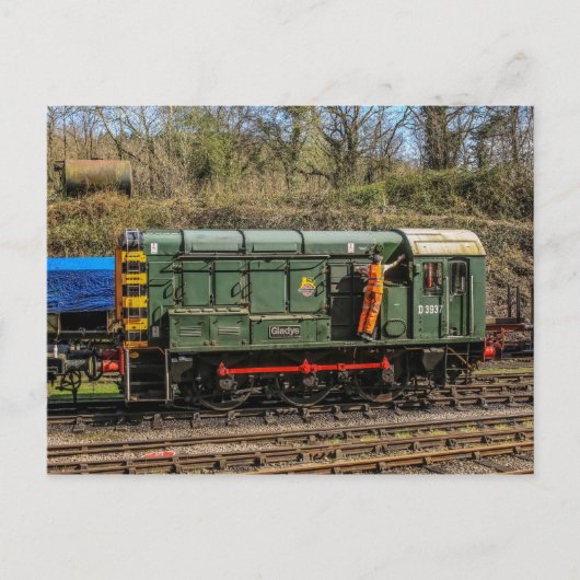 Carte postale Locomotive Diesel (Devant)