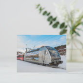 Carte Postale Locomotive électrique NSB El. 18 2242 à Dombaas (Debout devant)