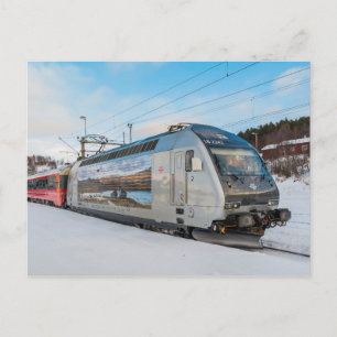 Carte Postale Locomotive électrique NSB El. 18 2242 à Dombaas