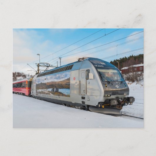 Carte Postale Locomotive électrique NSB El. 18 2242 à Dombaas (Devant)