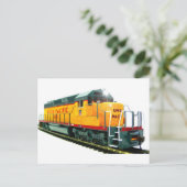 Carte Postale Locomotive SD-40 (Debout devant)