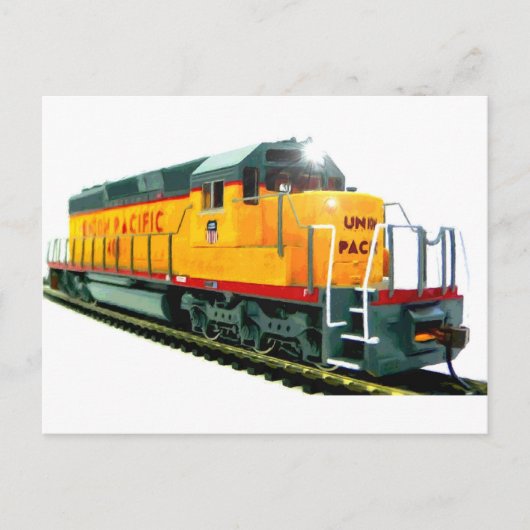 Carte Postale Locomotive SD-40 (Devant)