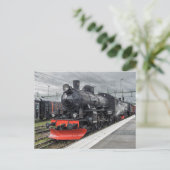 Carte Postale locomotive suédoise à vapeur 1316 (Debout devant)