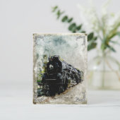 Carte Postale Locomotive vintage (Debout devant)