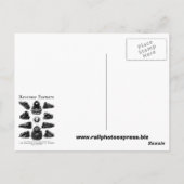 Carte Postale Locomotives Baldwin, Bénéficiaires (Dos)