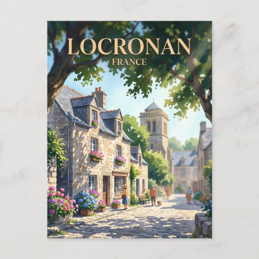 Carte Postale Locronan France (Devant)
