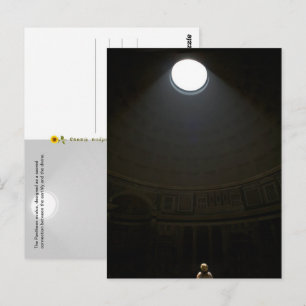 Carte Postale L'oculus du Panthéon, Rome, Italie -