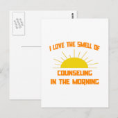 Carte Postale L'odeur du counseling le matin (Devant / Derrière)