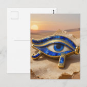 Carte Postale L'Œil égyptien (Devant / Derrière)