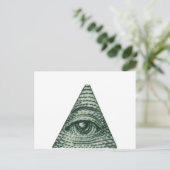 Carte Postale L'oeil qui regarde (Debout devant)