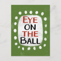 Carte postale "L'Œil sur la balle"