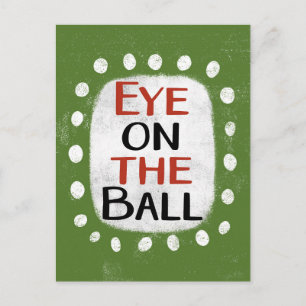 Carte postale "L'Œil sur la balle"