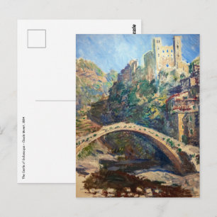 Carte Postale L'œuvre d'art de Claude Monet - Le Château de Dolc