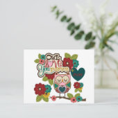 Carte Postale loever owl (Debout devant)