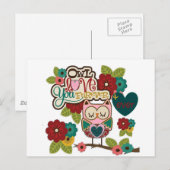 Carte Postale loever owl (Devant / Derrière)