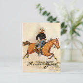 Carte Postale L'officier de cavalerie de Remington (Debout devant)