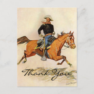 Carte Postale L'officier de cavalerie de Remington
