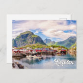 Carte Postale Lofoten à couper le souffle, Norvège (Devant / Derrière)