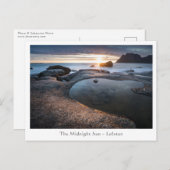 Carte Postale Lofoten Islands Midnight Sun (Devant / Derrière)