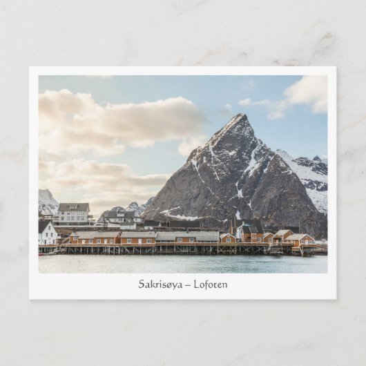 Carte Postale Lofoten Islands Village de pêcheurs (Devant)