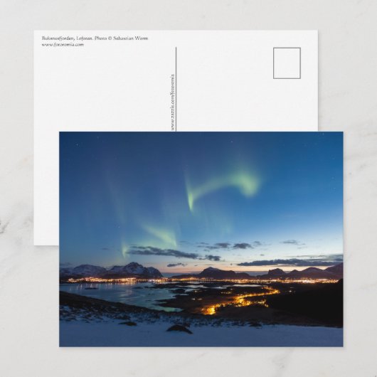 Carte Postale Lofoten Leknes (Devant / Derrière)
