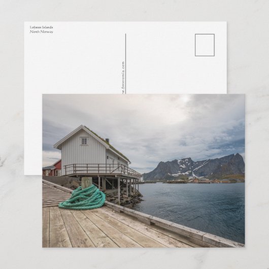 Carte Postale Lofoten Norvège (Devant / Derrière)