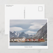 Carte Postale Lofoten Norvège (Devant / Derrière)
