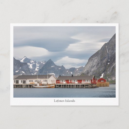 Carte Postale Lofoten Norvège (Devant)