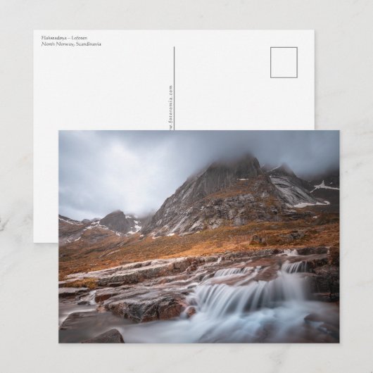 Carte Postale Lofoten Norvège (Devant / Derrière)