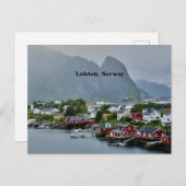 Carte Postale Lofoten, Norvège (Devant / Derrière)