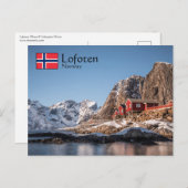 Carte Postale Lofoten Norvège (Devant / Derrière)