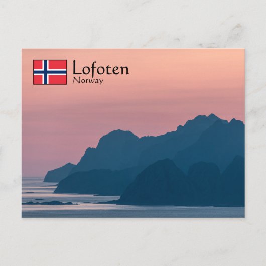 Carte Postale Lofoten Norvège (Devant)