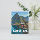 Carte Postale Lofoten Norvège Travel (Debout devant)