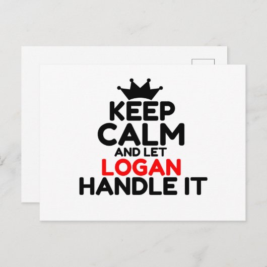 CARTE POSTALE LOGAN (Devant / Derrière)