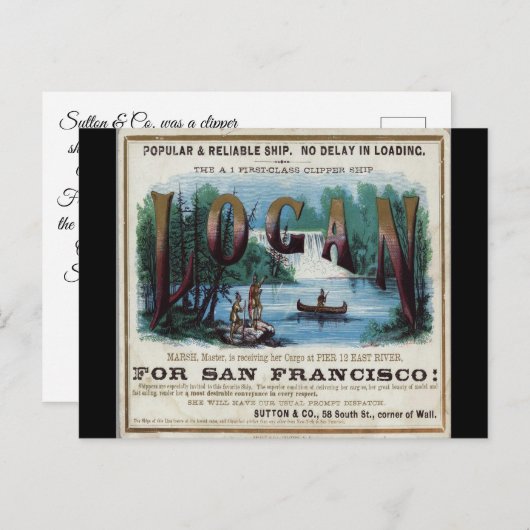 Carte Postale Logan Clipper (Devant / Derrière)