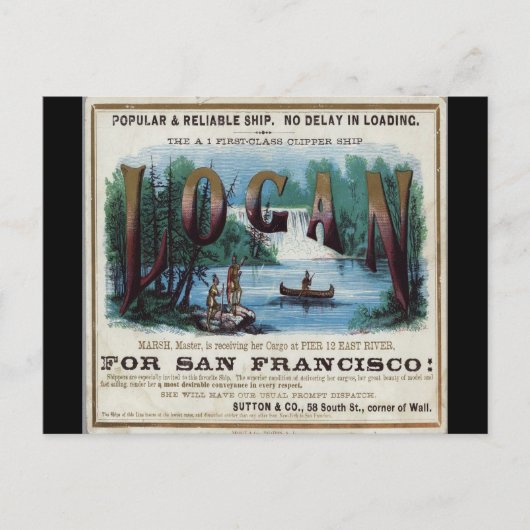 Carte Postale Logan Clipper (Devant)