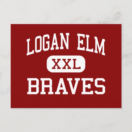 Carte Postale Logan Elm - Braves - High - Circleville Ohio (Devant)
