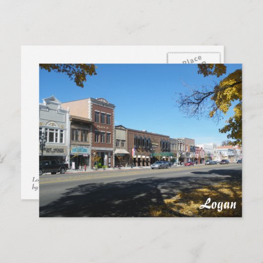 Carte Postale Logan - Main Street (Devant / Derrière)