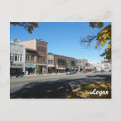 Carte Postale Logan - Main Street (Devant)