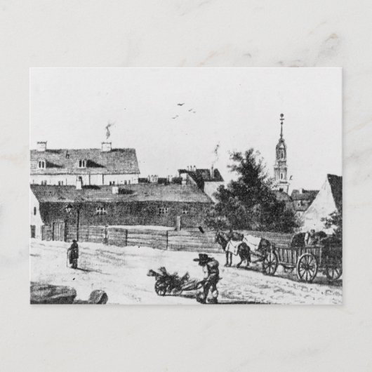 Carte Postale Logement à la porte de Rosenthaler (Devant)