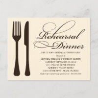 LOGICIELS CRÈME | REHEARSAL DÎNER INVITATION