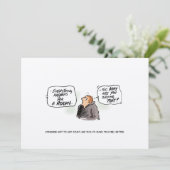 Carte postale 'Logicus Randomus' Funky Cancer (Debout devant)