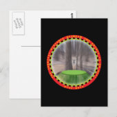 Carte Postale Logique de golf sur disque n°2 (Devant / Derrière)